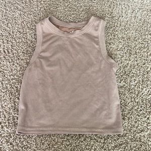 Hollister brown tank